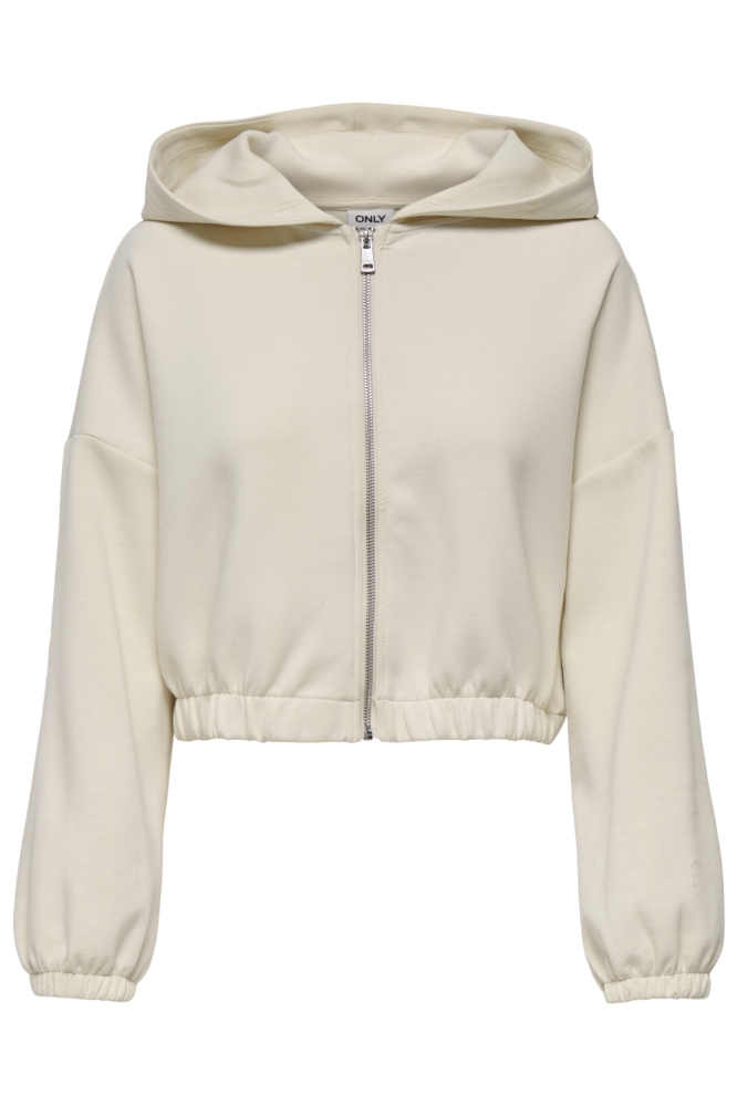 ONLSCARLETT LIFE LS ZIP HOOD SWT NO 15346449 BIRCH